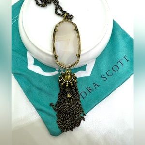Kendra Scott large tassel necklace